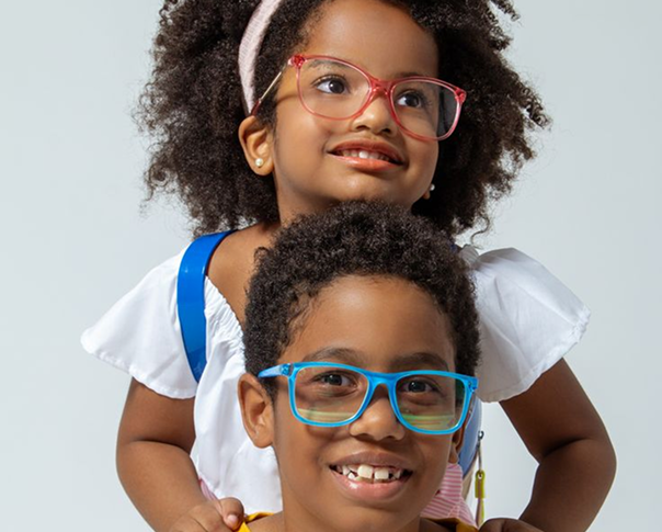 kids on glasses
